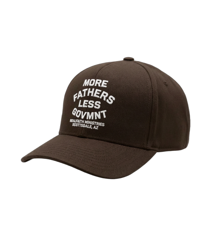 "More Fathers Less Govmnt" Embroidered Trucker Cap