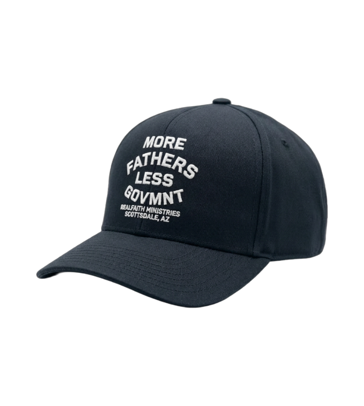 "More Fathers Less Govmnt" Embroidered Trucker Cap