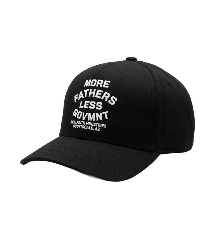 "More Fathers Less Govmnt" Embroidered Trucker Cap