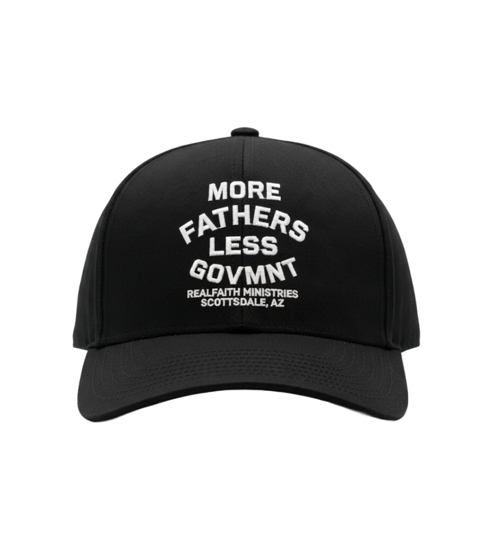 "More Fathers Less Govmnt" Embroidered Trucker Cap