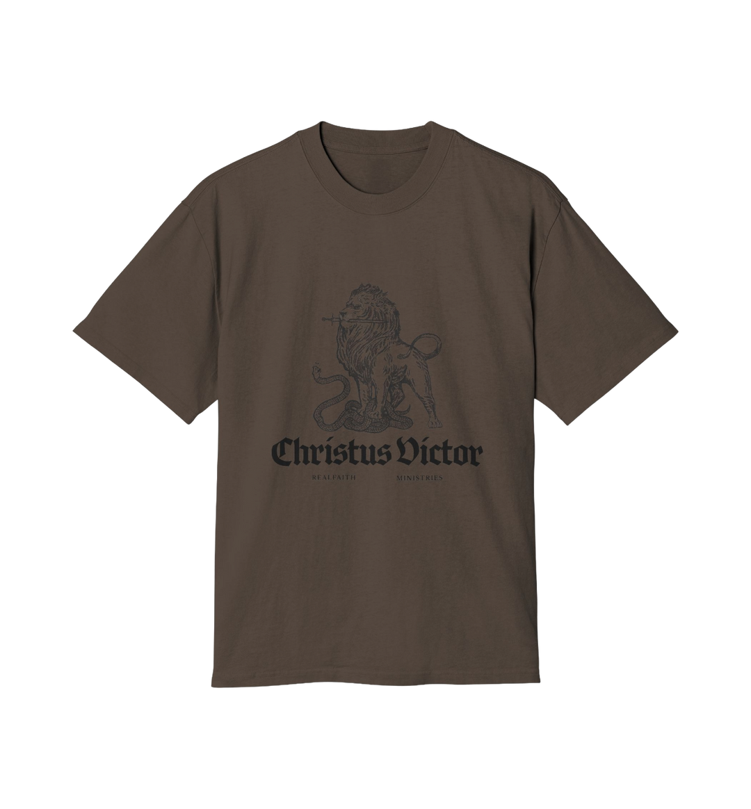 Christus Victor Lion Tee — Vintage Graphic T-Shirt