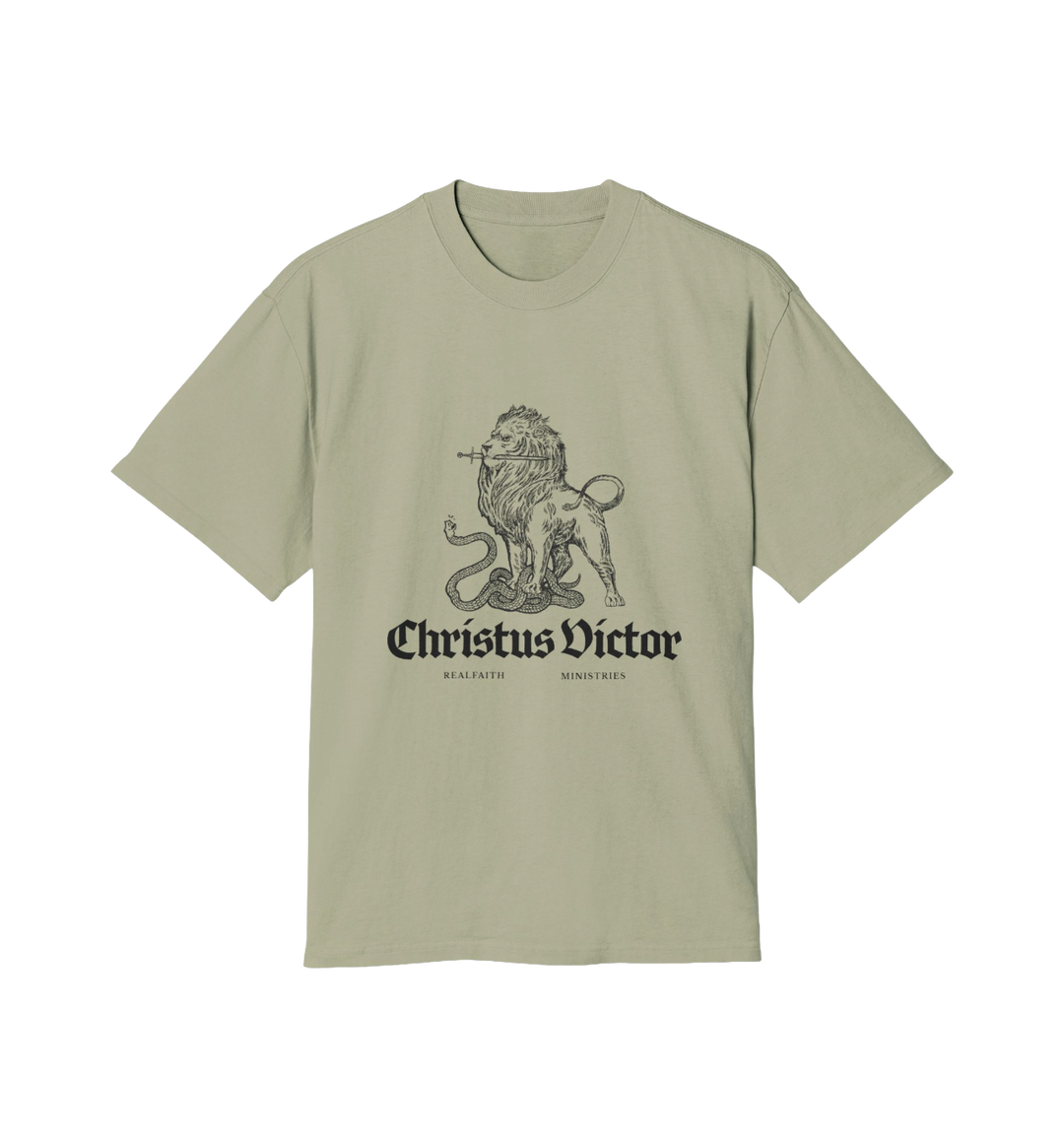 Christus Victor Lion Tee — Vintage Graphic T-Shirt