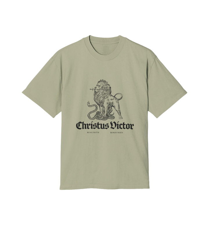 Christus Victor Lion Tee — Vintage Graphic T-Shirt