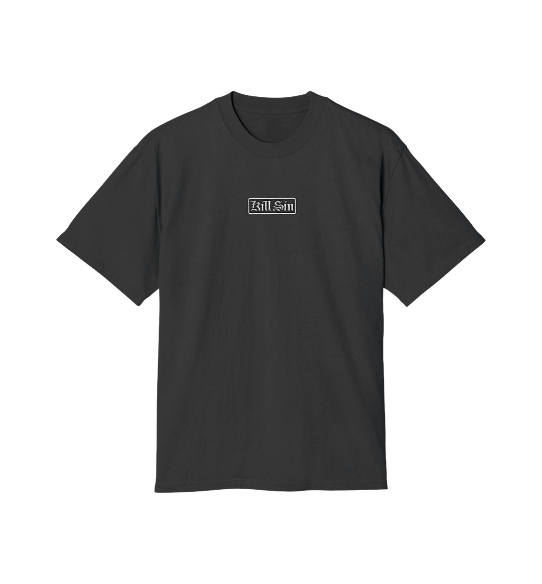 "Kill Sin" Embroidered Tee