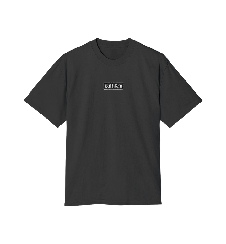 "Kill Sin" Embroidered Tee