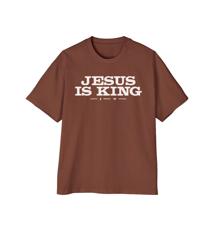 Jesus Is King Oversized Tee