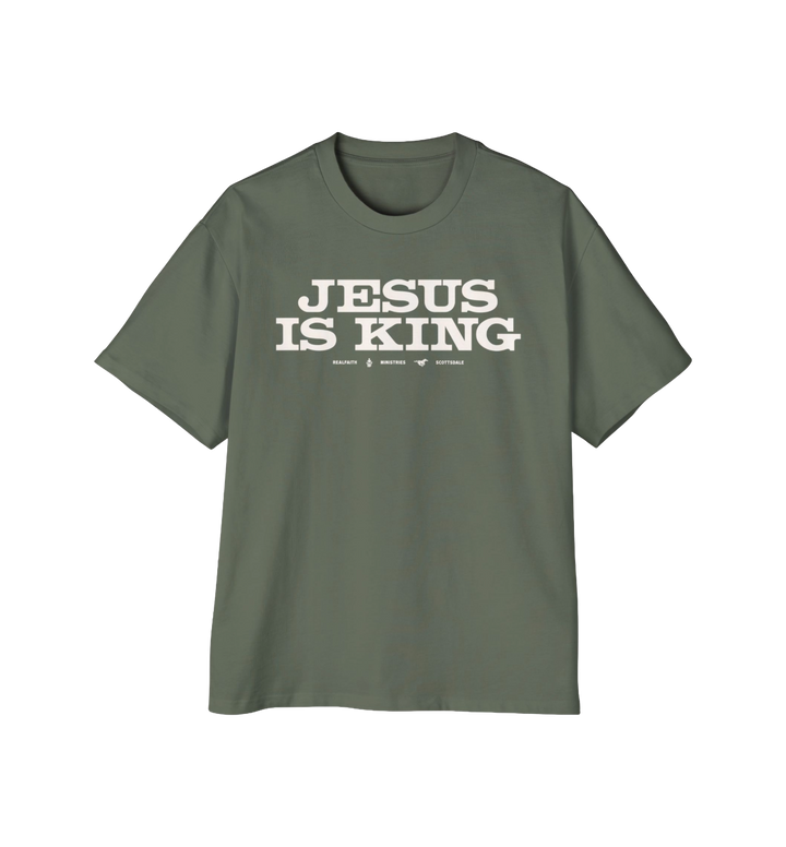 Jesus Is King Oversized Tee