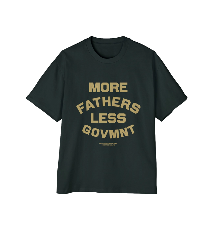 "More Fathers Less Govmnt" Vintage Tee