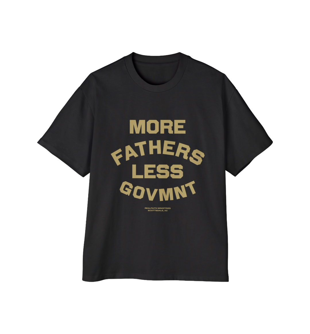 "More Fathers Less Govmnt" Vintage Tee