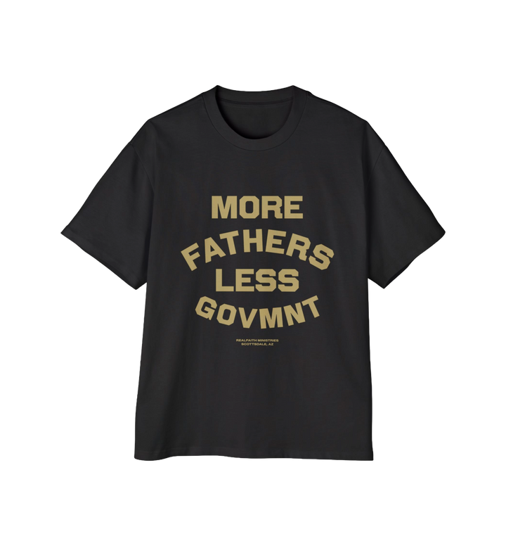 "More Fathers Less Govmnt" Vintage Tee