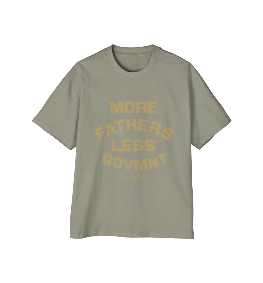 "More Fathers Less Govmnt" Vintage Tee