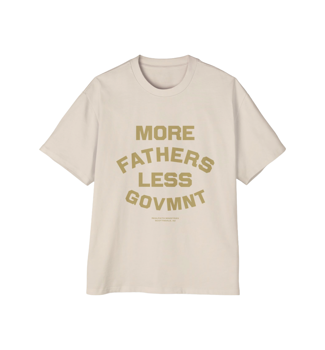 "More Fathers Less Govmnt" Vintage Tee