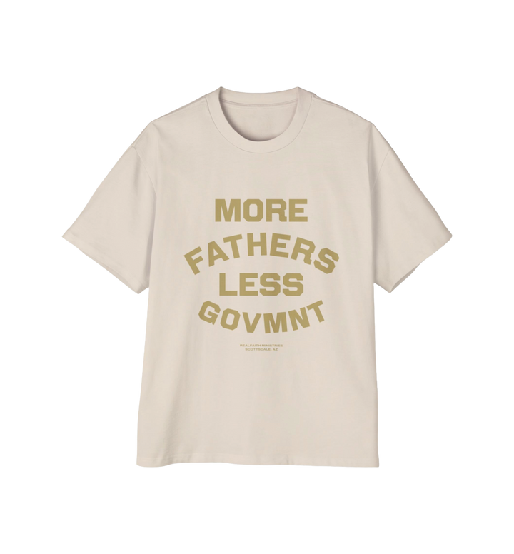 "More Fathers Less Govmnt" Vintage Tee
