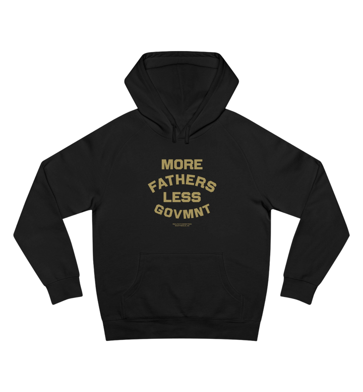 "More Fathers Less Govmnt" Vintage Hoodie