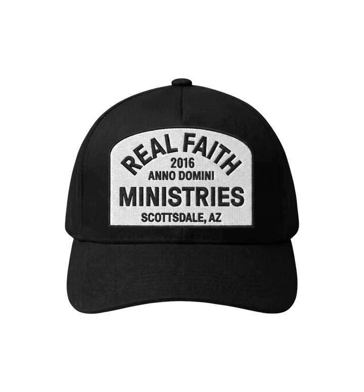 Real Faith Ministries Scottsdale Patch Hat — (2016 Anno Domini)