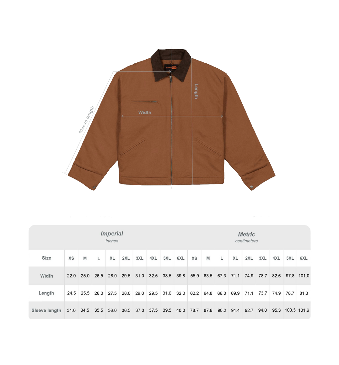 CornerStone® Unisex Duck Cloth Work Jacket