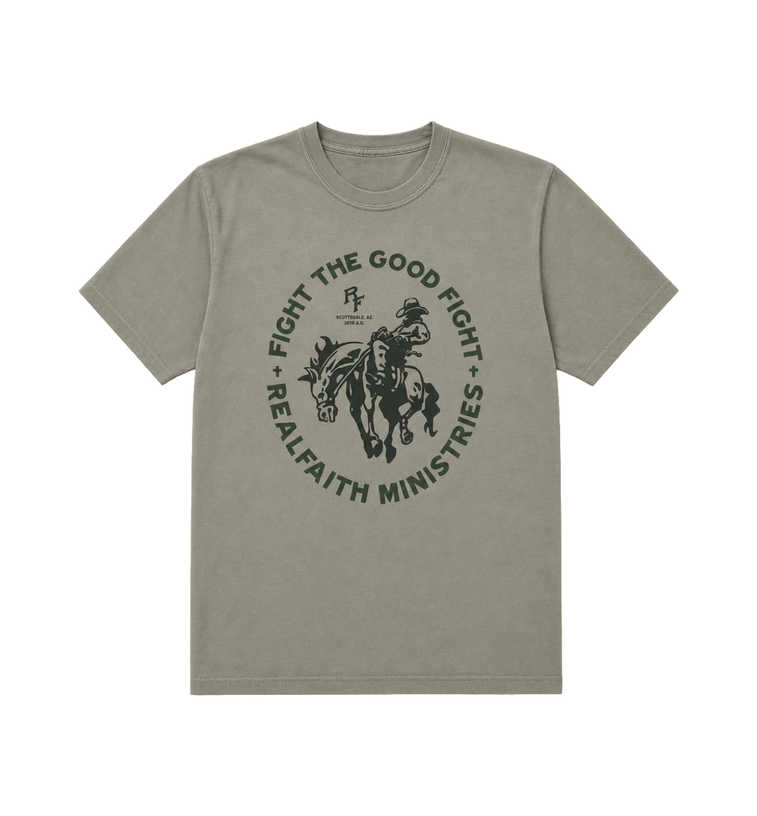 Fight the Good Fight Faded Tee