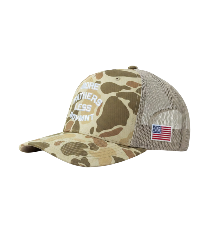 More Fathers Less Govmnt Camo Hat
