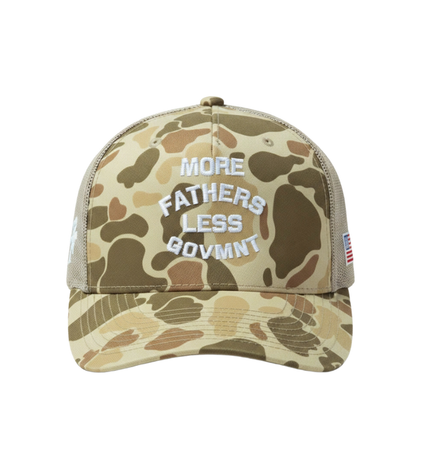 More Fathers Less Govmnt Camo Hat