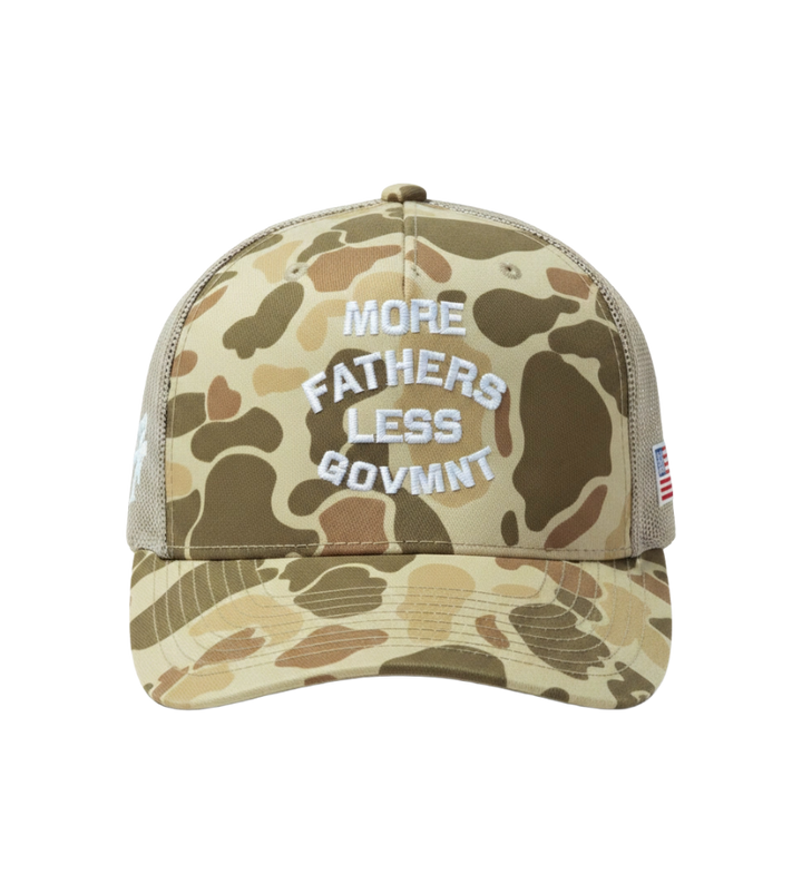 More Fathers Less Govmnt Camo Hat