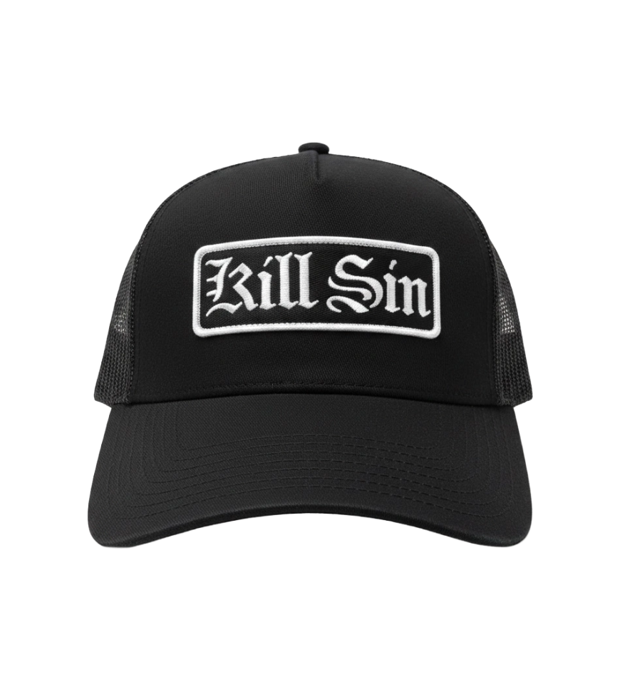 Kill Sin Canvas Trucker Hat
