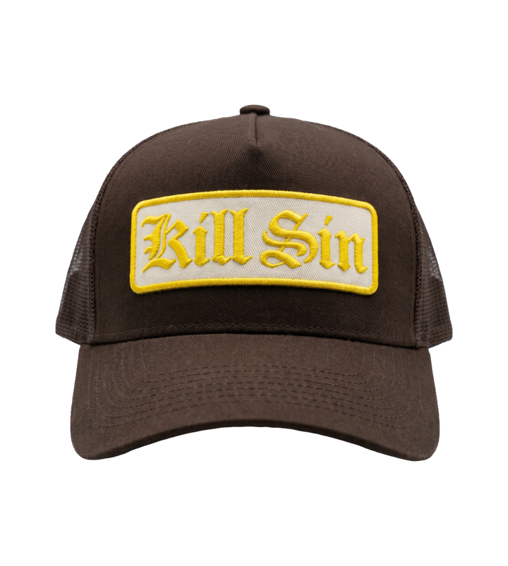 "Kill Sin" Patch Frame Cap
