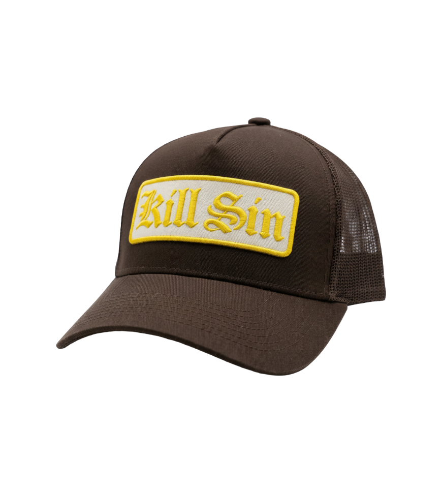 "Kill Sin" Patch Frame Cap