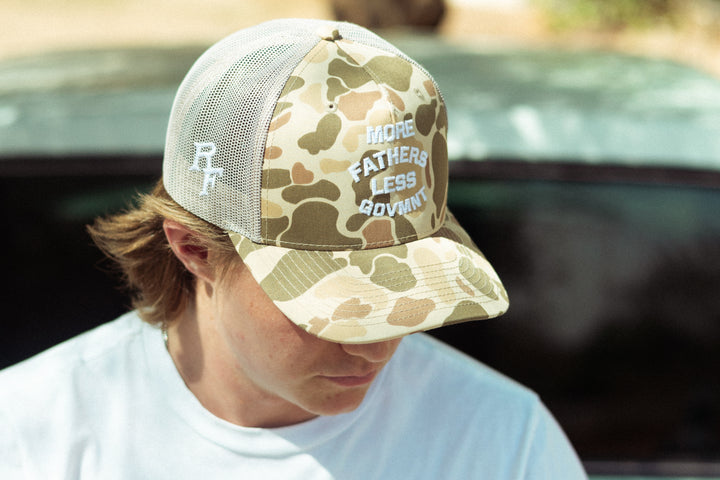 More Fathers Less Govmnt Camo Hat