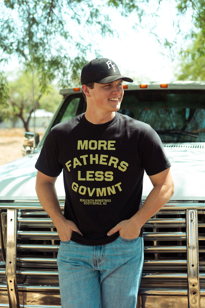 "More Fathers Less Govmnt" Vintage Tee